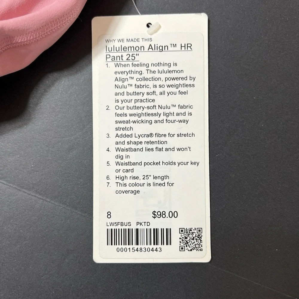 Lululemon Align HR Pant 25